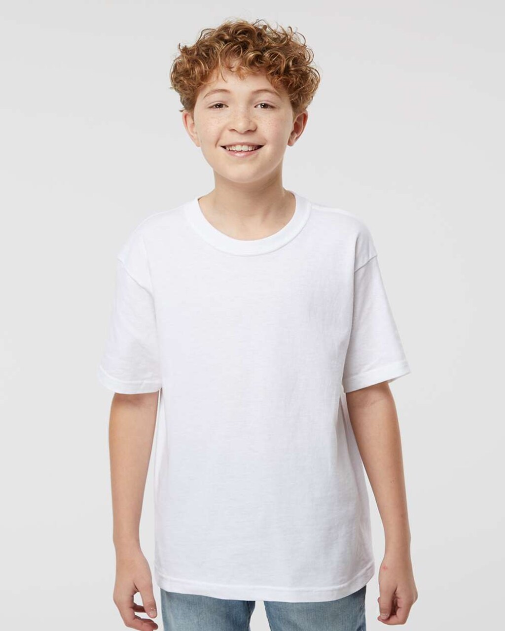 Youth Soft Touch Crewneck T-Shirt for School, Sports & Everyday Casual Wear